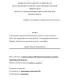 Отчет по практике в Администрации МО Красногвардейского района Оренбургской области