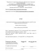 Отчет по практике в БУ ОО «Комплексный центр социального обслуживания населения Заводского района г. Орла»