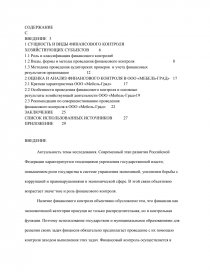 Контрольная работа: Президентский финансовый контроль в Российской Федерации