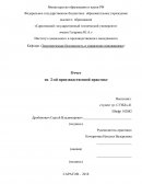 Отчет по производственной практике в ПФ РФ
