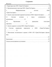  Отчет по практике по теме Управление персоналом в ООО 'Рыбная Компания 606' г. Липецк