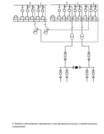 Схема узловой подстанции