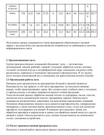 Курсовая работа по теме Овощной цех ресторана на 60 посадочных мест