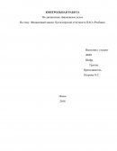 Финансовый анализ бухгалтерской отчетности ПАО «Росбанк»