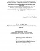 Отчёт по практике в Администрации Сандатовского сельского поселения