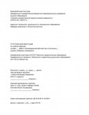Отчет по практике в МДОУ Александровский Детский сад «Солнышко»