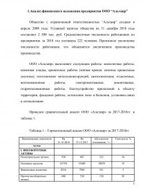Реферат: Анализ деятельности предприятия ОАО Альтаир