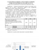 Статистическая оценка структурных различий в уровне безработицы в Республике Беларусь
