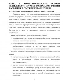 Курсовая работа по теме Социальная защита различных слоев населения