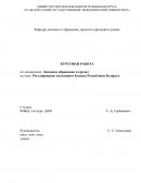 Регулирование платежного баланса Республики Беларусь
