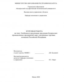 Курсовая работа: Проблемы организации торгов в Российской Федерации