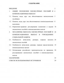 Курсовая работа: Анализ законодательства РФ в области назначения социальной пенсии различным категориям граждан