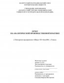 Отчет по практике в Унитарном предприятии «Швец» ОО «БелОИ»