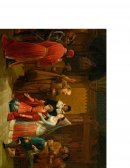 Людовик XI на коленях перед святым Франциском из Паолы