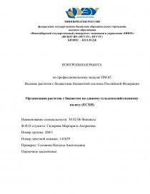 Контрольная работа по теме Пенсионная система РФ