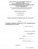 Специфика обработки документов в ГИС (государственных информационных системах)