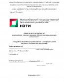 Разработка организационно - распорядительного документа «Должностная инструкция»