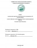 Отчет по практике на предприятии АО «Аксайгазсервис»