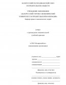 Отчет по практике в ОАО «Беларускабель»