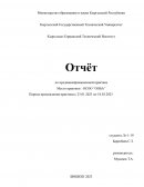 Отчет по предквалификационной практике в OCOO “ООБА”