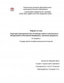 Структура законодательства «О свободе совести и религиозных объединениях в Российской Федерации», основные документы