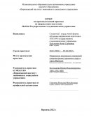 Отчет по практике в Управление жилищных отношений администрации городского округа город Воронеж