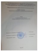 Отчет по практике в Центре управлении Республикой Башкортостан