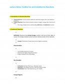 Exothermic and Endothermic Reactions