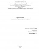 Контрольная работа по «Управлению рисками в туризме»