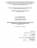 Диагностика финансового состояния предприятия как инструмент обеспечения его экономической безопасности