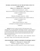 Роль и значение "эффекта бабочки" в различных сферах