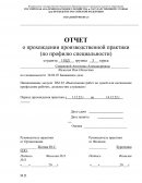 Отчет о практике в ПАО «Банк Синара»