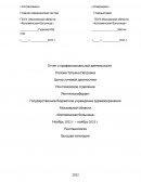 Отчет о профессиональной деятельности рентгенолаборанта