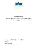 Seminarska naloga (Problems of abnormal warming and high u6lity tariffs in winter)