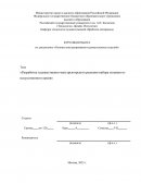 Разработка художественно-конструкторского решения набора мозаики из искусственного камня