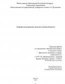 Правовое регулирование налоговых доходов бюджетов