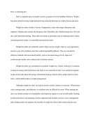 Diet. A slimming diet