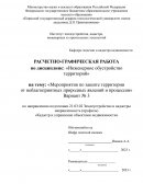 Мероприятия по защите территории от неблагоприятных природных явлений и процессов