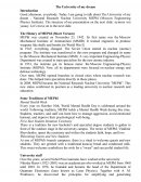 The University of my dream The University of my dream