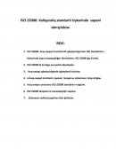 ISO 22000: Xaliqaraliq standarti tiykarinda sapani támiyinlew ISO 22000: Xaliqaraliq standarti tiykarinda sapani támiyinlew