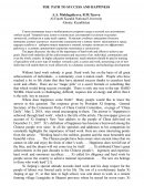 The path to the success and happiness The path to the success and happiness